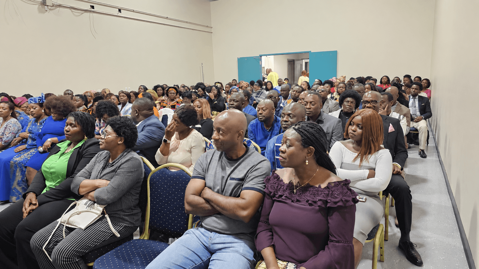 PCFC congregation gathered in worship